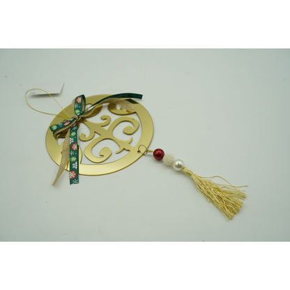 Ornament brad, Flippy, Rotund, Auriu, Lucios, 15*26CM, Acril, Interior/ Exterior-4