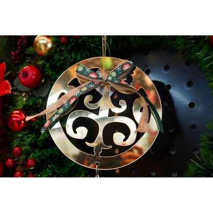 Ornament brad, Flippy, Rotund, Auriu, Lucios, 15*26CM, Acril, Interior/ Exterior-6