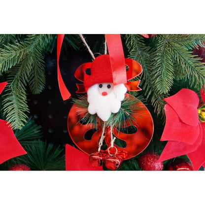 Ornament brad, Flippy, Rotund cu clopotei, Rosu, Lucios, 15*20CM, Acril, Interior/ Exterior-8