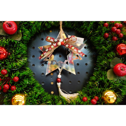 Ornament brad, Flippy, Stea, Argintiu, Lucios, 14*26CM, Acril, Interior/ Exterior-3