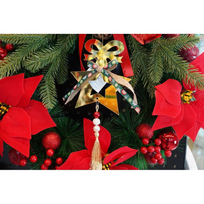 Ornament brad, Flippy, Stea, Auriu, Lucios, 15*26CM, Acril, Interior/ Exterior-6