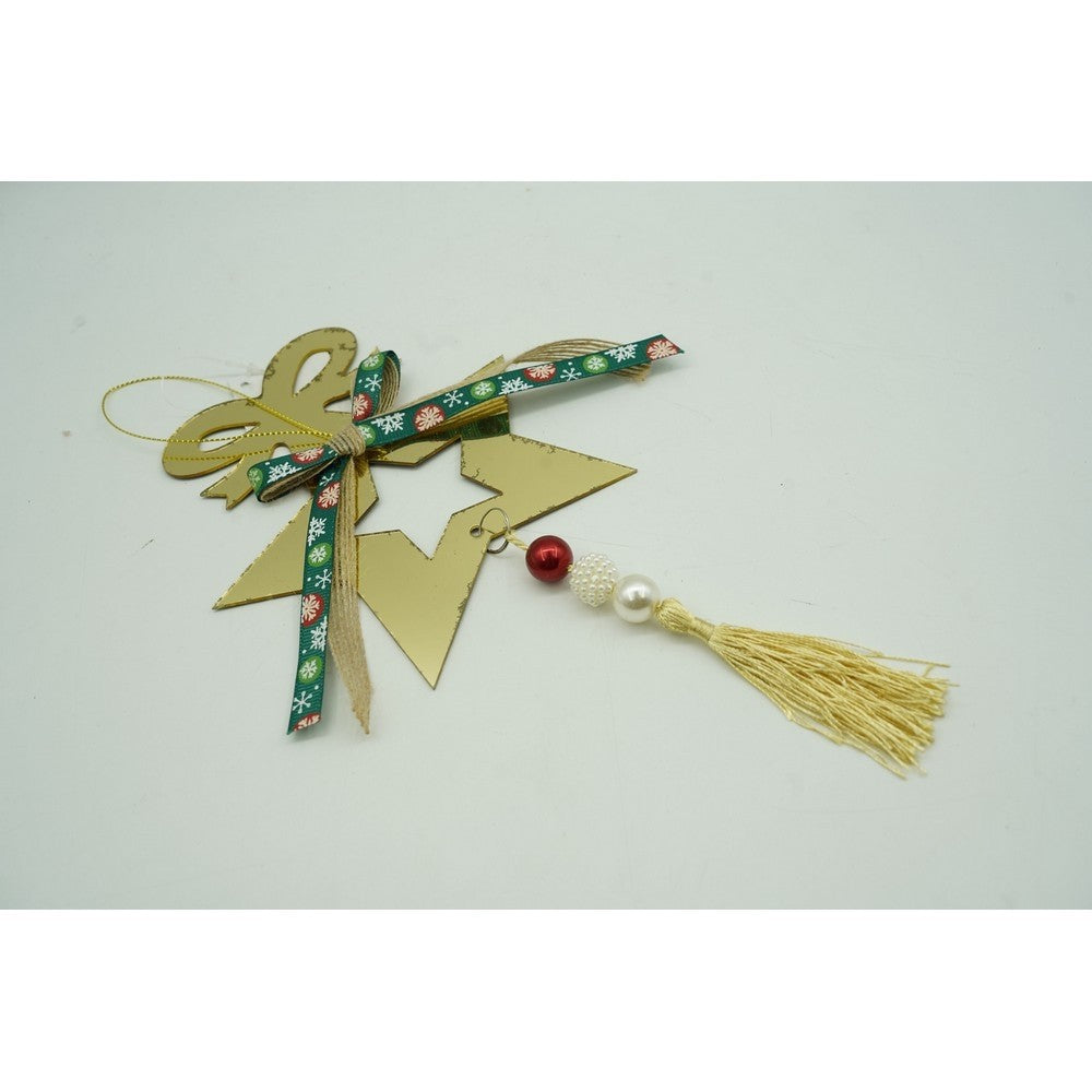 Ornament brad, Flippy, Stea, Auriu, Lucios, 15*26CM, Acril, Interior/ Exterior-9
