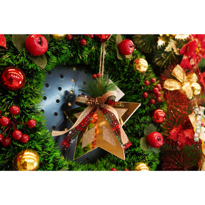 Ornament brad, Flippy, Stea, Auriu, Lucios, 17*17CM, Acril, Interior/ Exterior-2