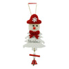 Ornament de brad om de zapada, Flippy, alb, lemn, 20 cm-0