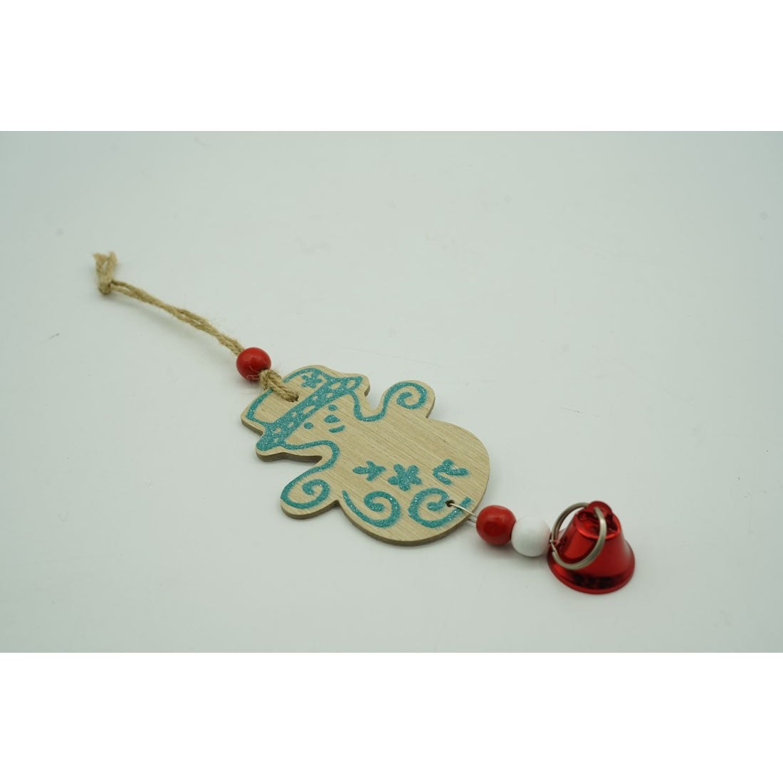 Ornament de brad om de zapada, Flippy, multicolor, lemn, 17 cm-4