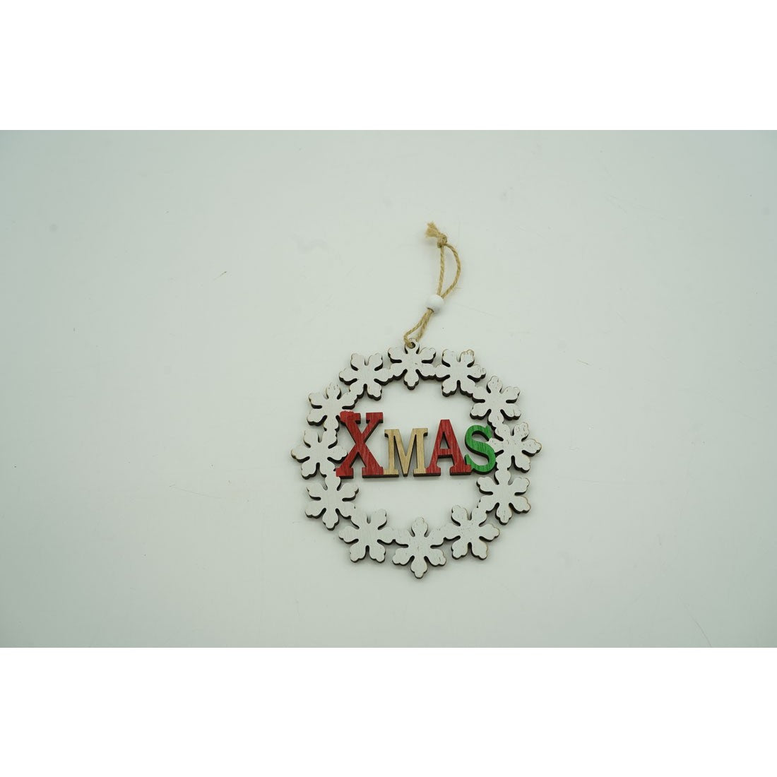 Ornament de brad Xmas, Flippy, multicolor, lemn, 12 cm-3