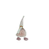 Ornament de Craciun papusa, Flippy, roz/alb, textil, 50 cm-0