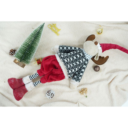Ornament de Craciun ren, Flippy, multicolor, textil, 68 cm-3