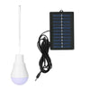 Bec portabil cu panou solar Flippy, pentru camping, utilizare exterior/interior, 3.6V, 400 mAh, 6.2 x 10 cm, alb rece-0