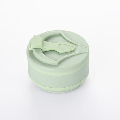 Pahar pliabil din silicon Flippy, pentru calatorii, camping, 500 ml, verde-6