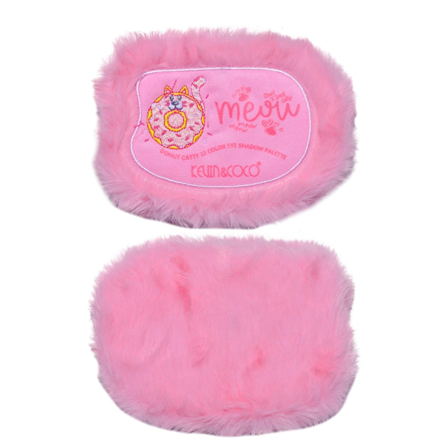 Paleta de Machiaj, KEVIN & COCO, Pink Fuzzy Fard de Pleoape,12 culori, 15 x 10.5 x 3 cm-5