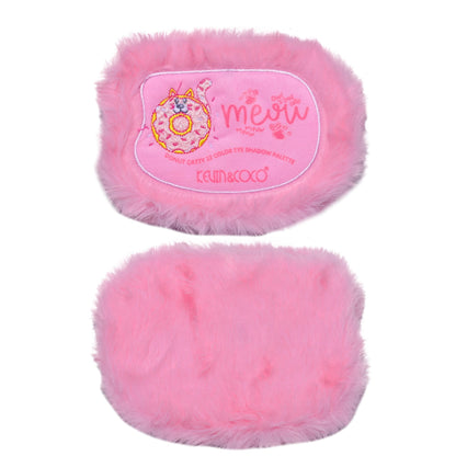 Paleta de Machiaj, KEVIN & COCO, Pink Fuzzy Fard de Pleoape,12 culori, 15 x 10.5 x 3 cm-5