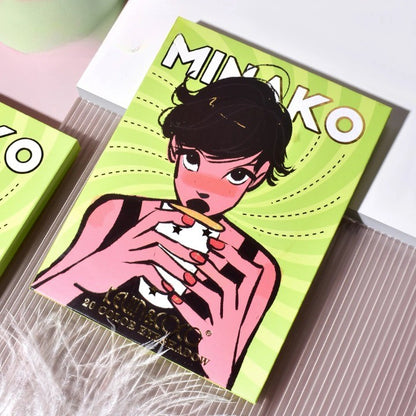 Paleta de Machiaj, KEVIN&amp;COCO, 20 Culori Green Girl, Fard de Pleoape si Blush, Verde-1