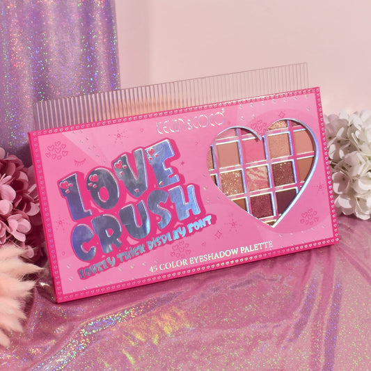 Palete de Machiaj, KEVIN & COCO, Love Crush, Fard de Pleoape, 45 culori, 30.3 x 16.5 cm-1