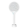 Paleta Electrica pentru Tantari, Muste si Tantari 2in1, Flippy, Reincarcabila, Incarcare USB, 2600V, Plastic, Casa si Gradina, Anti-insecte, Stand, 23x51 cm, Alb-0