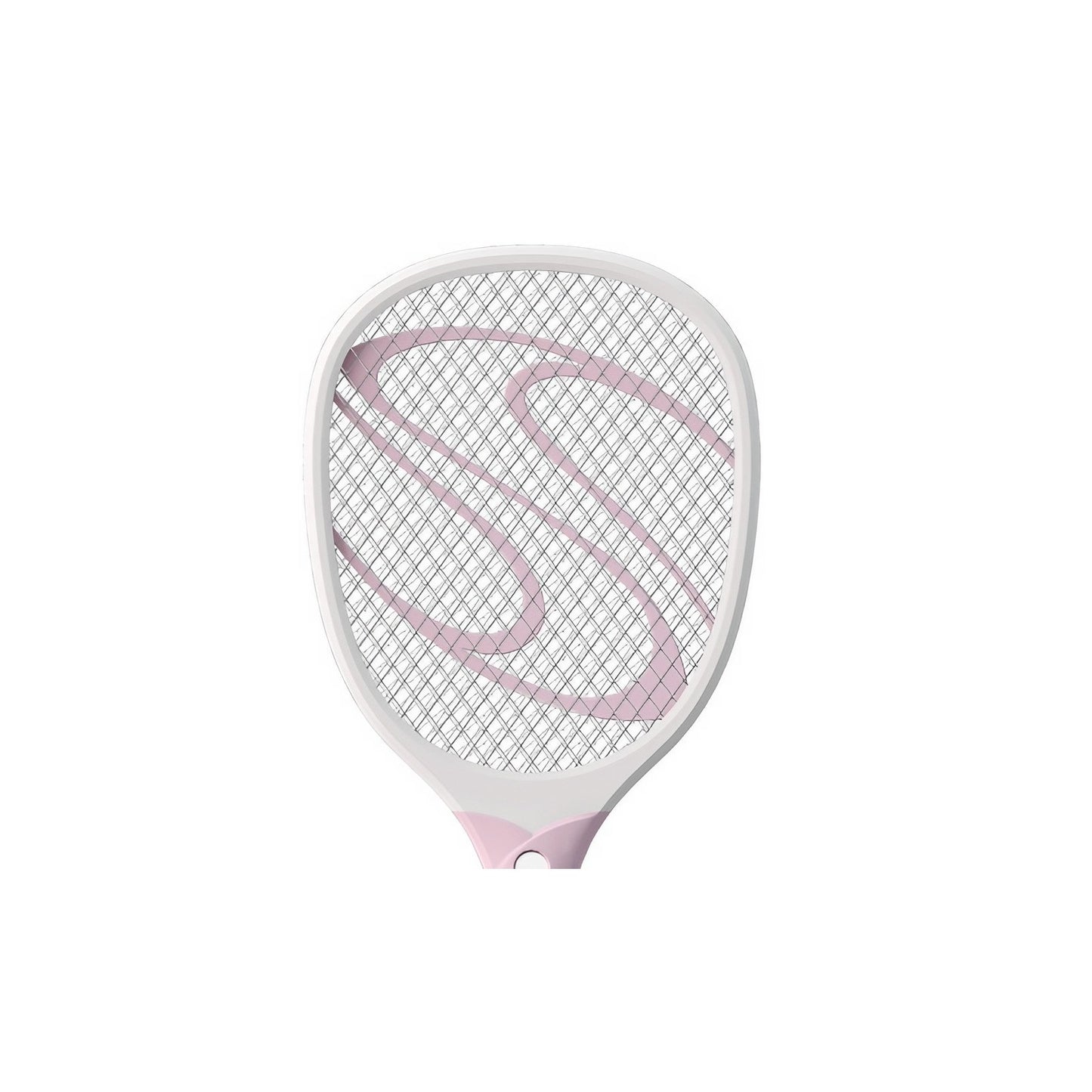 Paleta Electrica pentru Tantari, Muste sau Insecte LED, Flippy, Reincarcabila, Incarcare USB, Plastic, Casa si Gradina, Anti-insecte, Alb-Roz-3