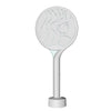 Paleta Electrica pentru Tantari, Muste si Tantari 2in1, Flippy, Reincarcabila, Incarcare USB, 2600V, Plastic, Casa si Gradina, Anti-insecte, Stand, 23x51 cm, Gri-0