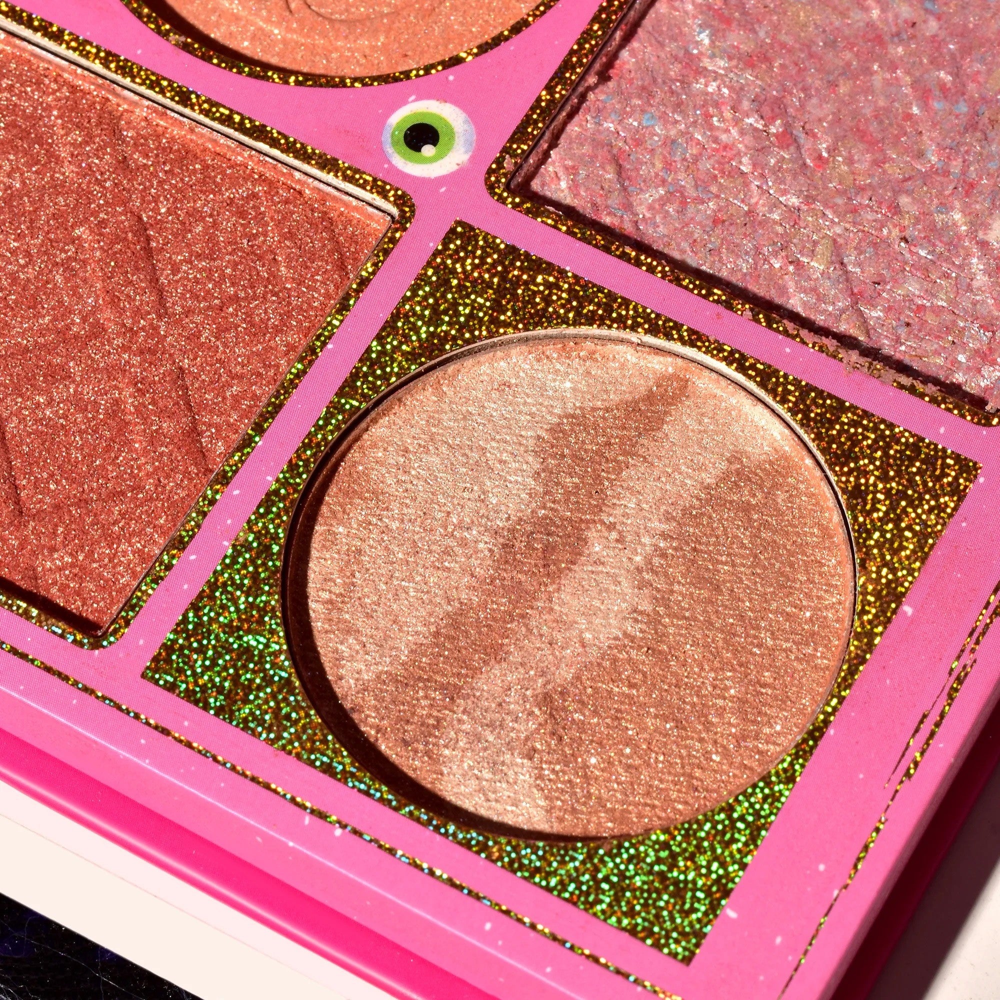 Paleta Iluminatoare, Flippy, 6 Nuante, Halloween, Culori Calde, Dreptunghiulara, 160g, Valabilitate 24 Luni, 17.4x11.5x1.3 cm, Varianta B, Nude-Rose-2