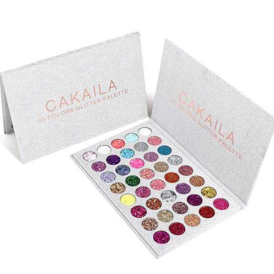Trusa de machiaj , paleta de glitter / sclipici cu 40 de culori , Flippy-0