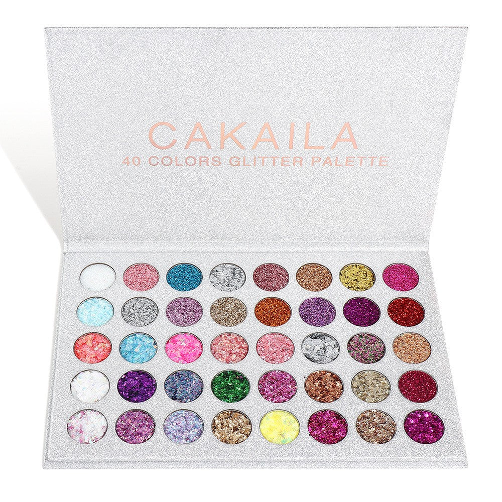 Trusa de machiaj , paleta de glitter / sclipici cu 40 de culori , Flippy-1