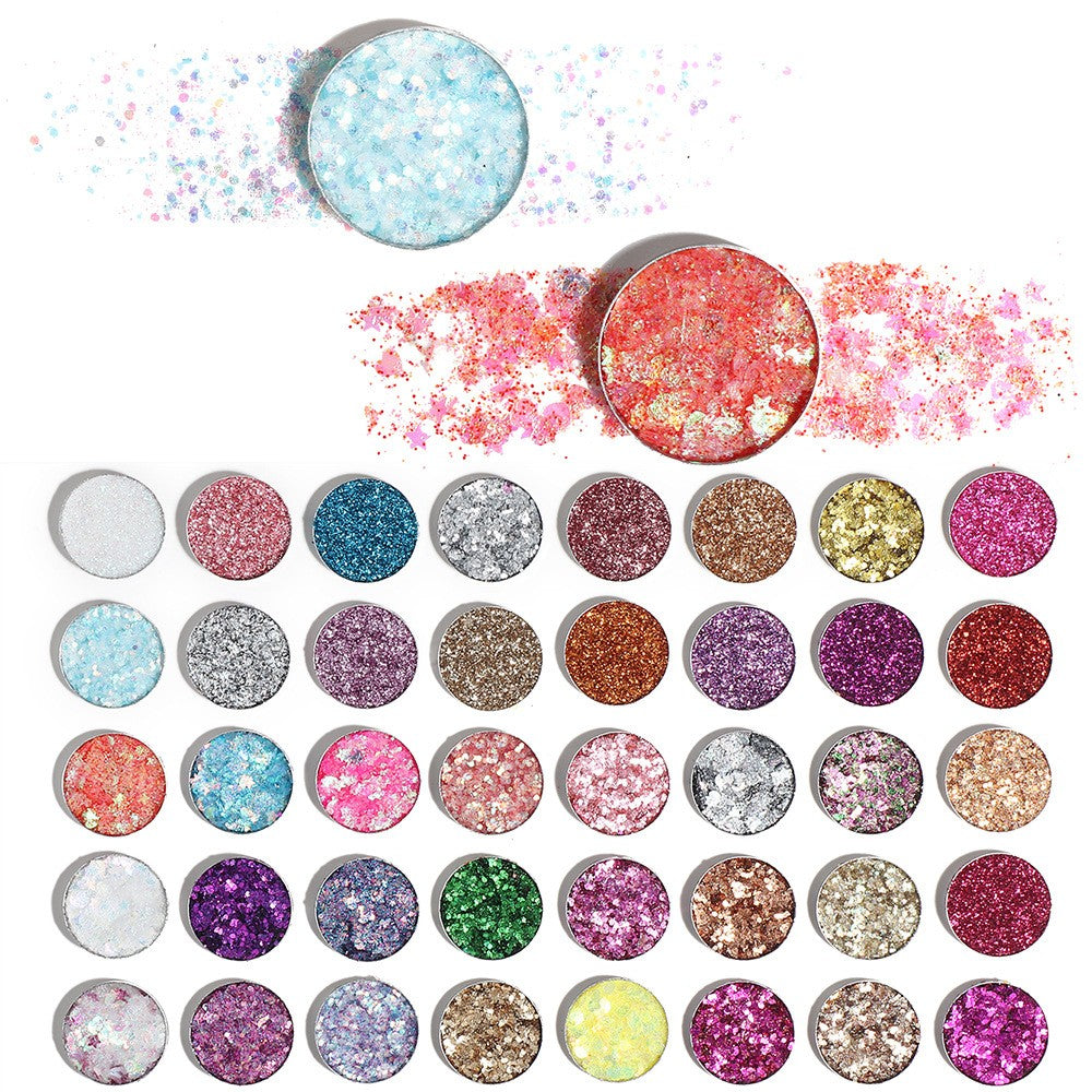 Trusa de machiaj , paleta de glitter / sclipici cu 40 de culori , Flippy-2