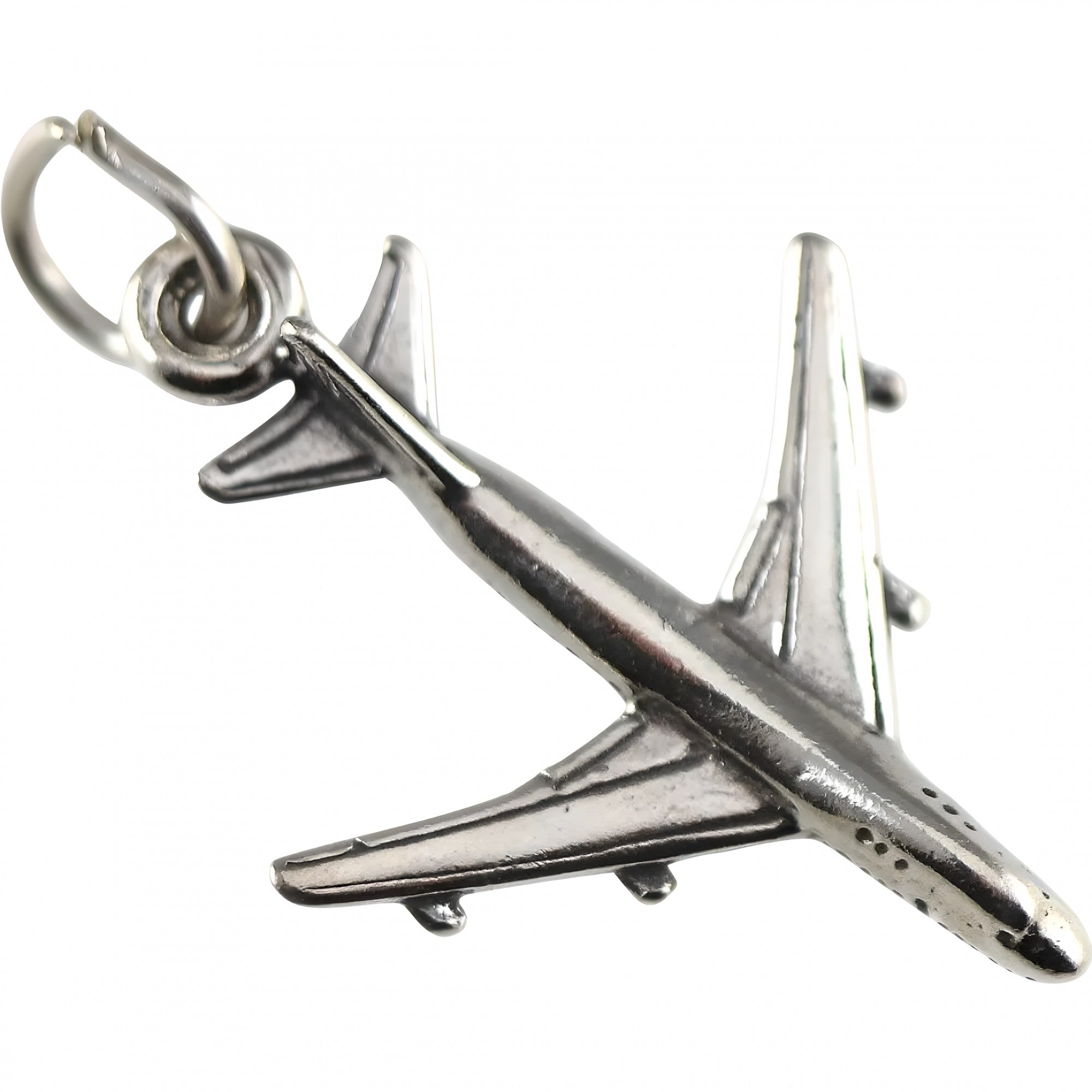 Pandantiv, Jolie Silver, Argint 925, Model Avion, 25 x 20 mm, 1.2 g-0