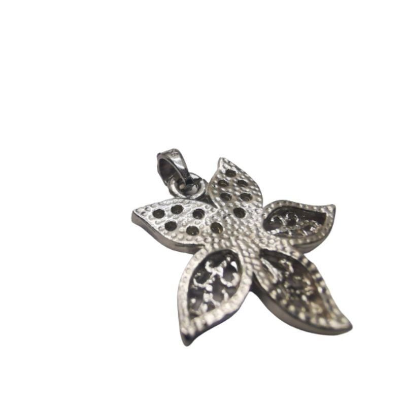 Pandantiv Argint 925 Floare cu Zirconii-1