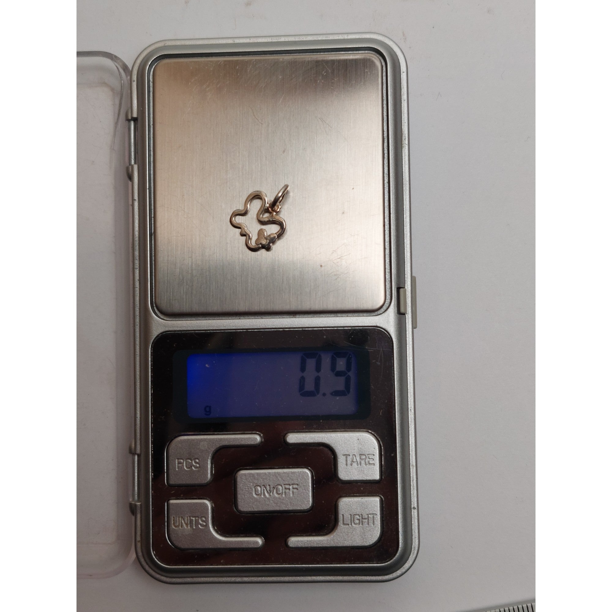 Pandantiv, Jolie Silver, Argint 925, Model Fluture Dublu, 0.9g, 1.2 cm x 1.2 cm-3