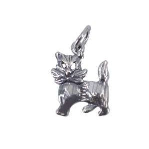 Pandantiv, Jolie Silver, Argint 925, Model Pisica Cu Fundita, 1.5 g, 1 x 1.3 cm-0