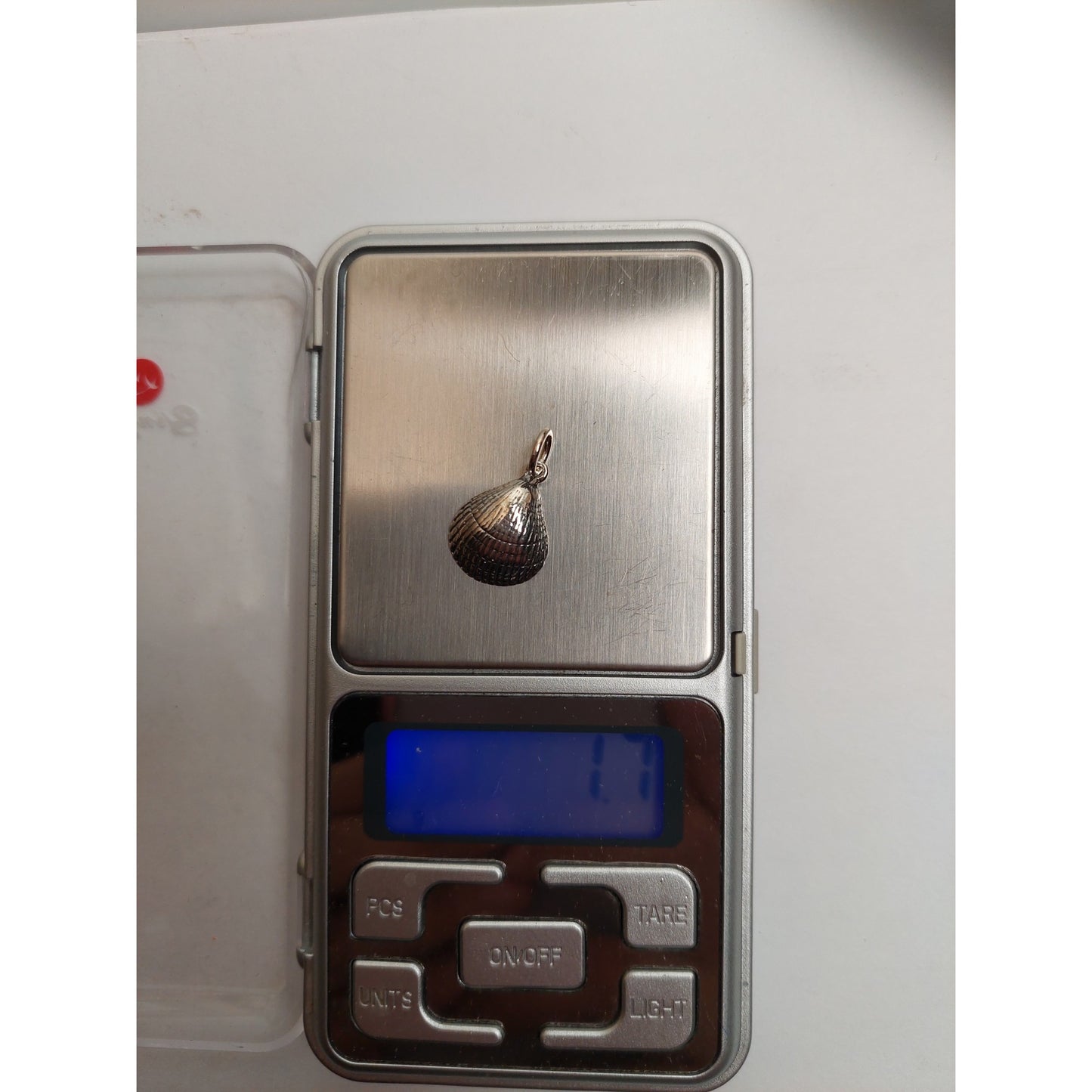 Pandantiv, Jolie Silver, Argint 925, Model Scoica Mare, 1.7 G, 1.6 x 1.3 Cm-3