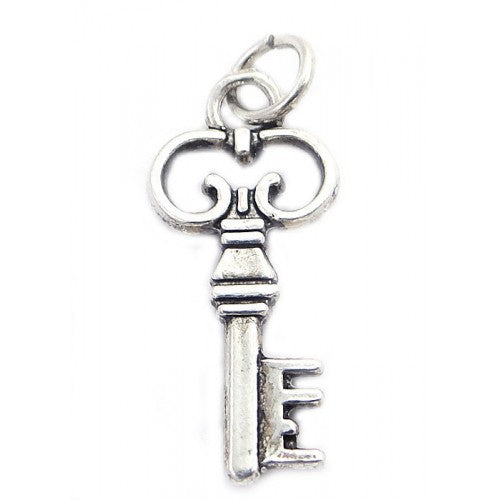 Pandantiv Cheie, Argint 925, 3 cm x 1,2 cm-0