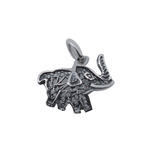 Pandantiv din Argint 925 Elefant filigran oxidat-0