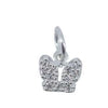 Pandantiv din Argint 925 Jolie Silver, Model Fluturas cu Zirconii, 8 x 8 mm, 0.5 g-0