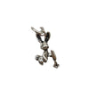 Pandantiv, Jolie Silver, Argint 925, Model Iepuras cu Morcov, 1.5 g, 20x10 mm-0