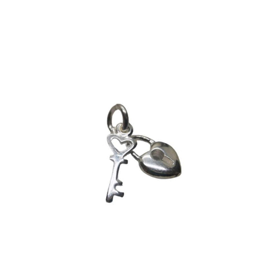 Pandantiv din Argint 925 Inima si Cheie-0