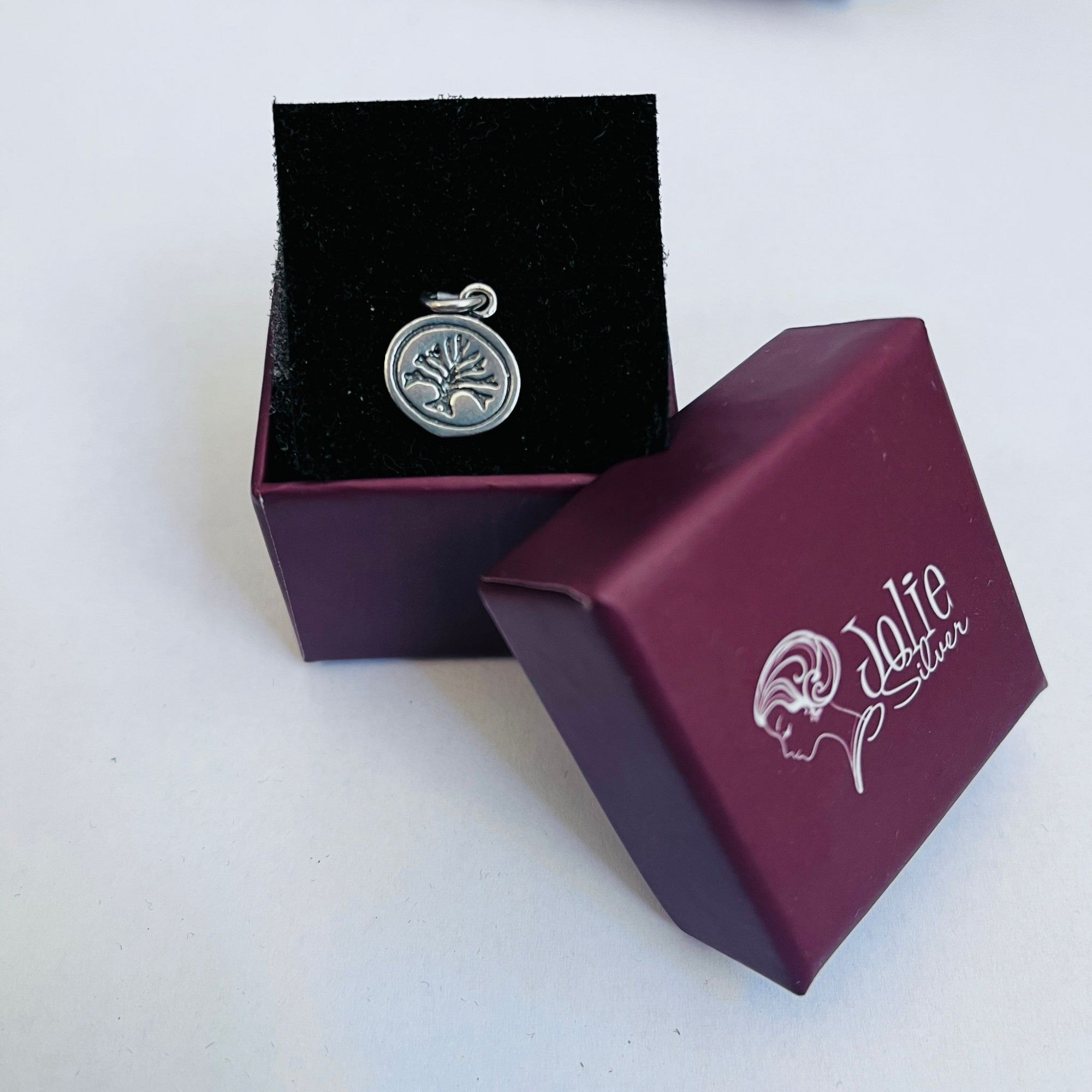 Pandantiv din Argint 925 Jolie Silver, Model Banut cu Pomul Vietii, 18 x 12 mm, 1.6 g-4