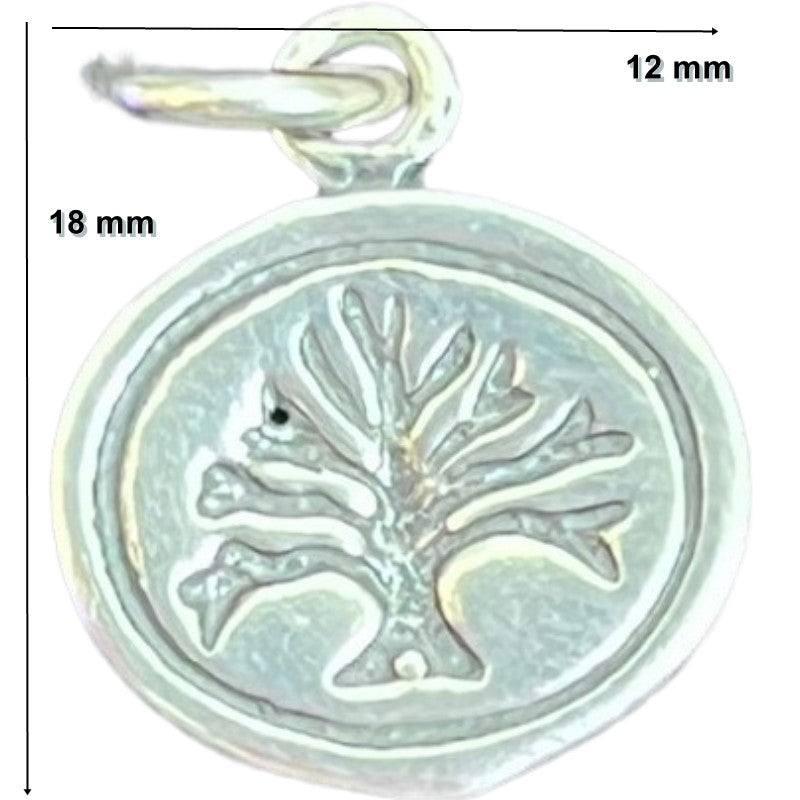 Pandantiv din Argint 925 Jolie Silver, Model Banut cu Pomul Vietii, 18 x 12 mm, 1.6 g-5
