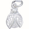 Pandantiv din Argint 925 Jolie Silver, Model Buburuza Filigran, 17 x 10 mm, 0.6 g-0