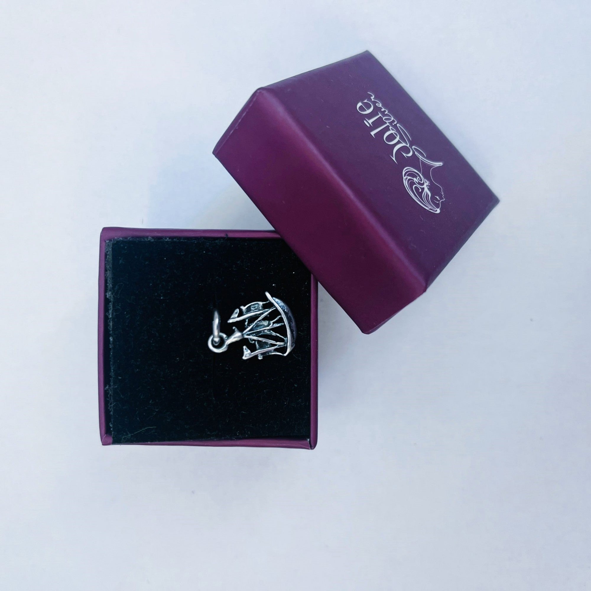 Pandantiv din Argint 925 Jolie Silver, Model Corabie, 18 x 10 mm, 1.1 g-3