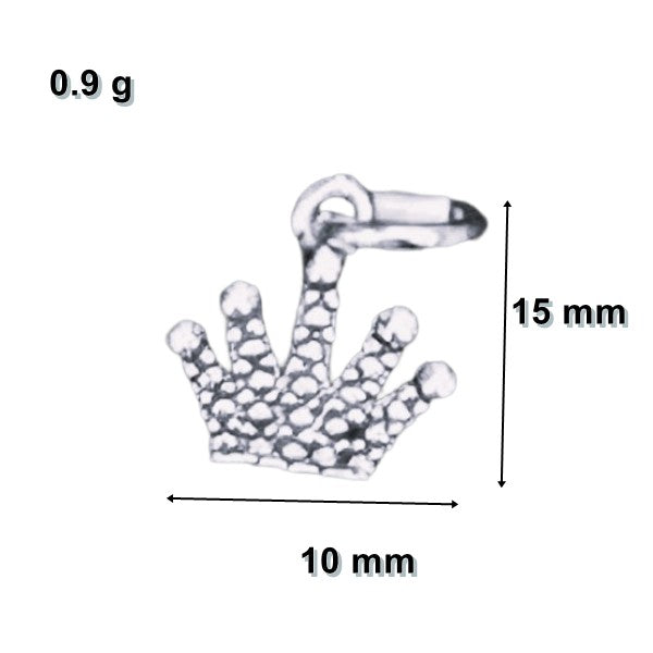 Pandantiv din Argint 925 Jolie Silver, Model Coroana, 15 x 10 mm, 0.9 g-3