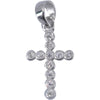 Pandantiv din Argint 925 Jolie Silver, Model Cruce cu Zirconii, 20 x 0.9 mm, 0.5 g-0