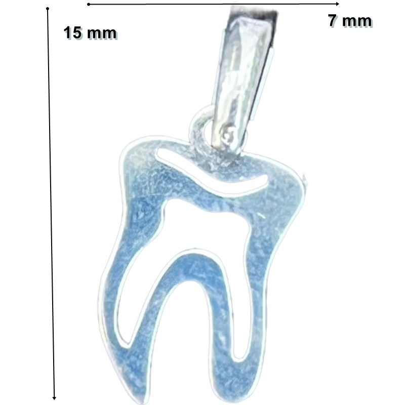 Pandantiv din Argint 925 Jolie Silver, Model Dinte, 15 x 7 mm, 0.6 g-1