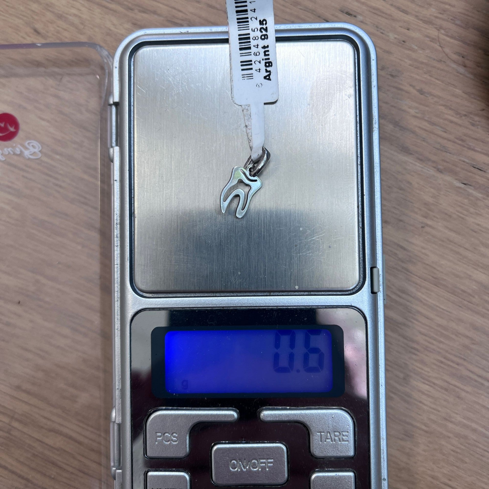 Pandantiv din Argint 925 Jolie Silver, Model Dinte, 15 x 7 mm, 0.6 g-4