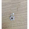 Pandantiv din Argint 925, Jolie Silver, Model Floare Cu Pietre, 0.9 g, 1 x 1 cm, Verde inchis-0