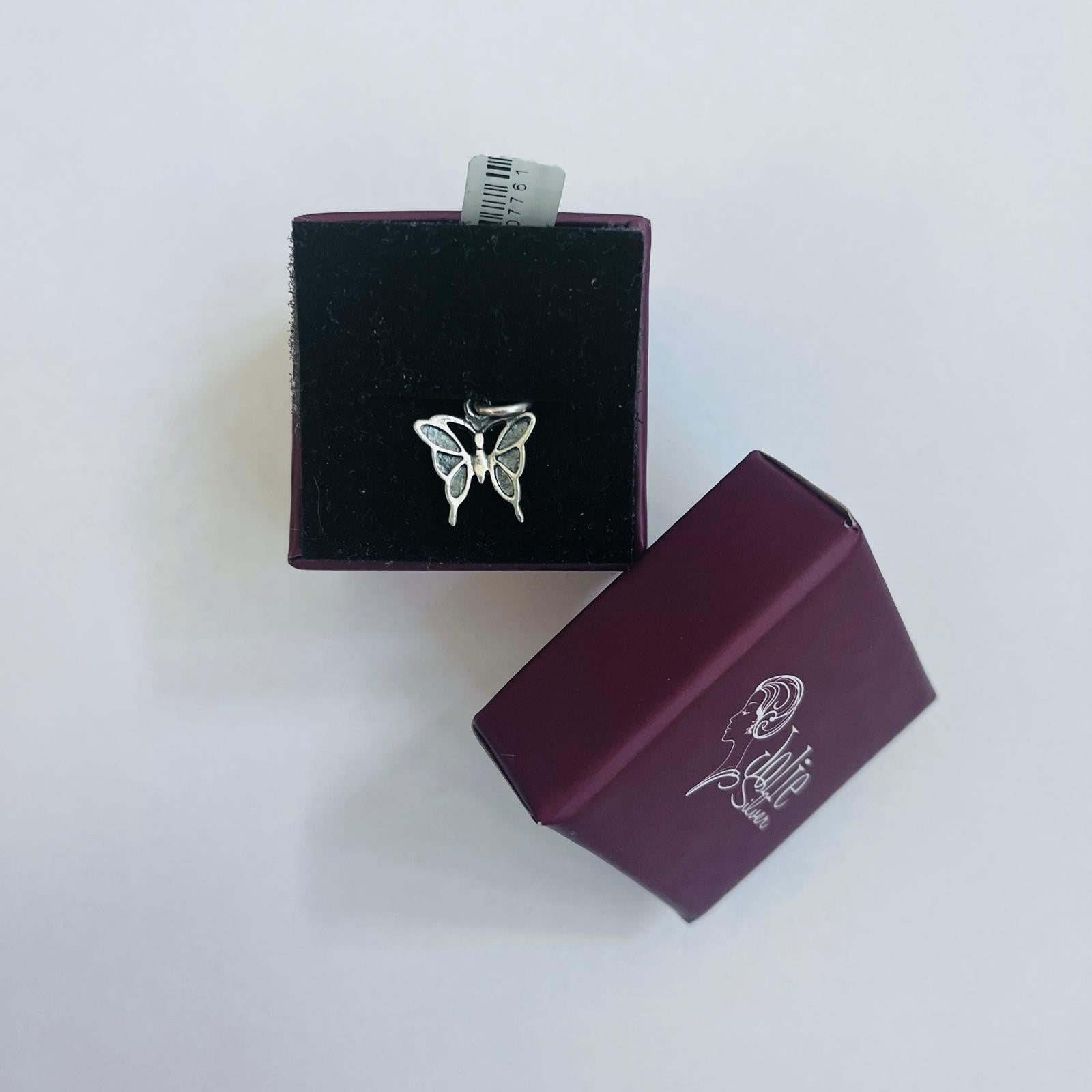 Pandantiv din Argint 925 Jolie Silver, Model Fluture, 17 x 17 mm, 0.9 g-3