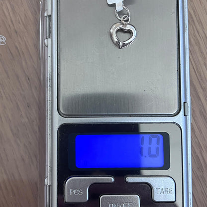 Pandantiv din Argint 925 Jolie Silver, Model Inima Contur, 18 x 12 mm, 1 g-5