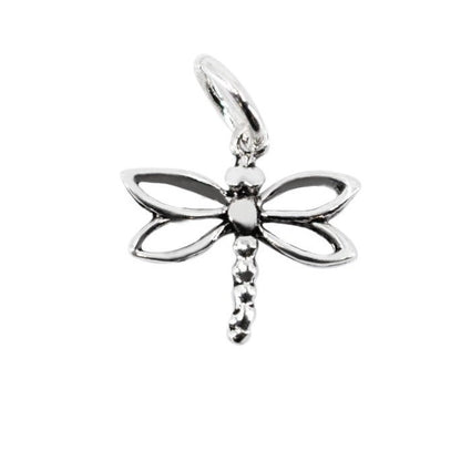 Pandantiv din Argint 925 Jolie Silver, Model Libelula, Fara Inchidere, Fara Pietre, 15 x 14 mm, 0.6 g-0