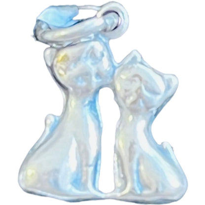 Pandantiv din Argint 925 Jolie Silver, Model Pisicute, 17 x 11 mm, 0.9 g-0