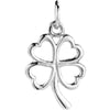 Pandantiv din Argint 925 Jolie Silver, Model Trifoi Contur, 20 x 12 mm, 0.7 g-0