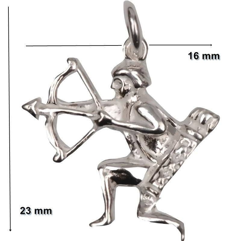 Pandantiv din Argint 925 Jolie Silver, Zodia Sagetator, 23 x 16 mm, 1.1 g-3